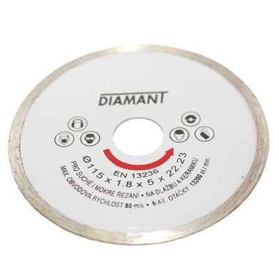 Kotuc diamantovy plny 150mm #