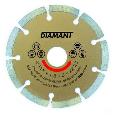 Kotuc diamantovy o125x22mm, SEGMENT