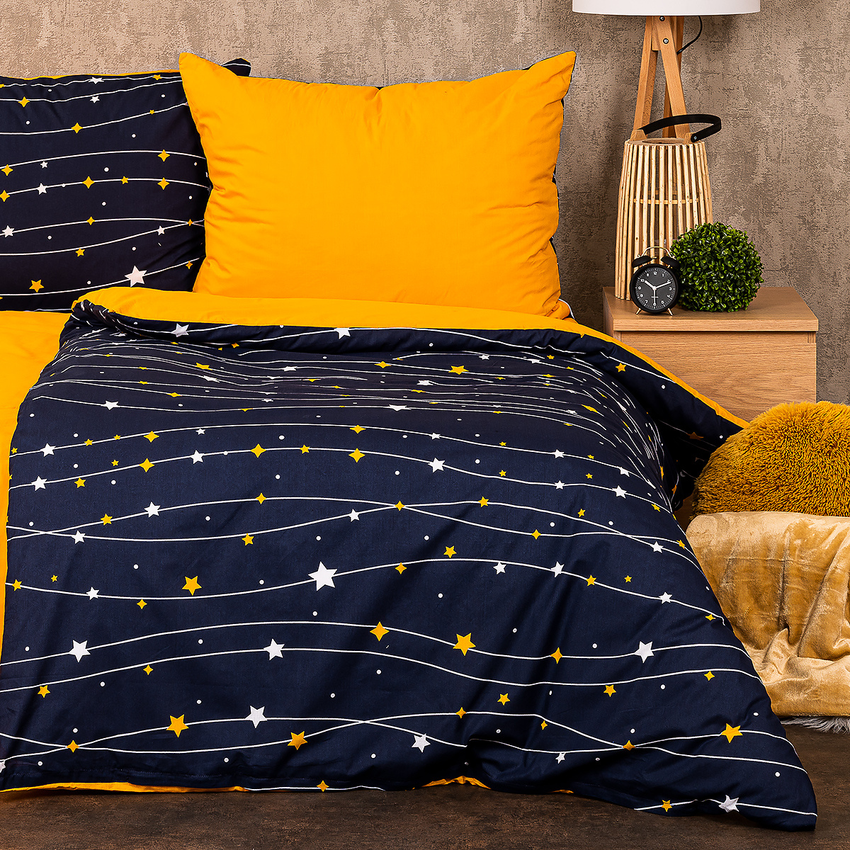 4Home Bavlnené obliečky Night sky, 140 x 200 cm, 70 x 90 cm, 140 x 200 cm, 70 x 90 cm – Obrázok 4