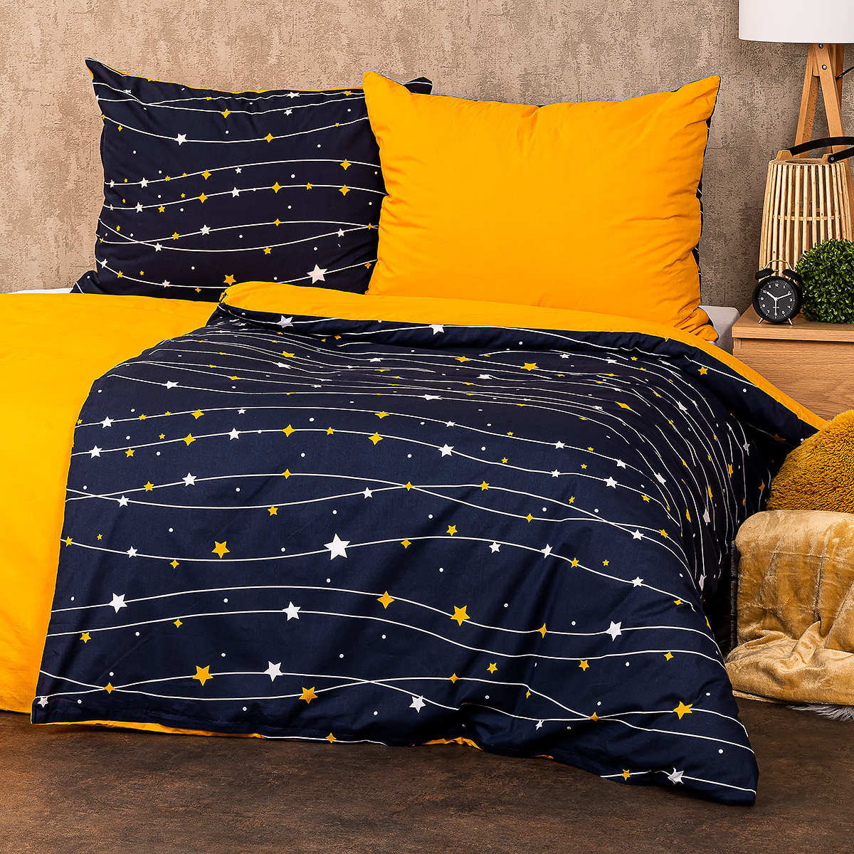 4Home Bavlnené obliečky Night sky, 140 x 200 cm, 70 x 90 cm, 140 x 200 cm, 70 x 90 cm – Obrázok 5
