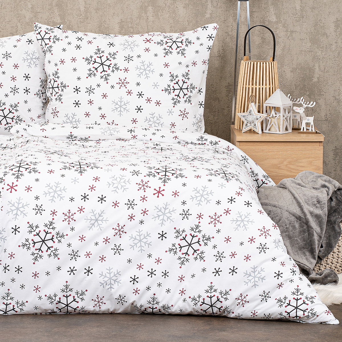 4Home Bavlnené obliečky Snowflakes, 220 x 200 cm, 2 ks 70 x 90 cm – Obrázok 6