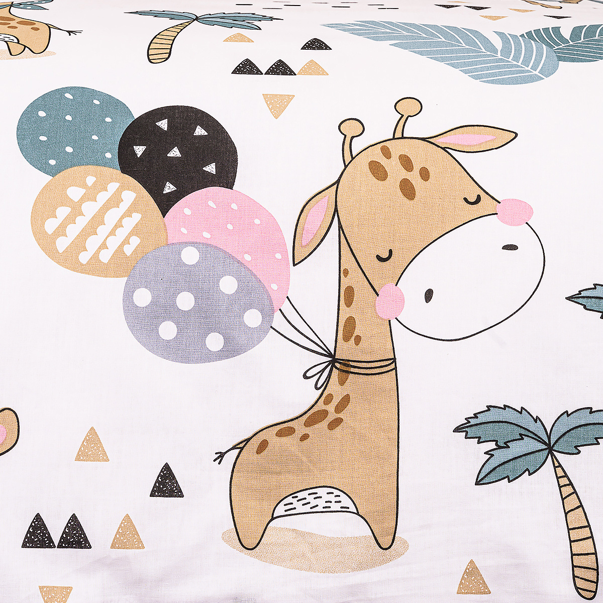 4Home Detské bavlnené obliečky Little giraffe, 140 x 200 cm, 70 x 90 cm – Obrázok 2