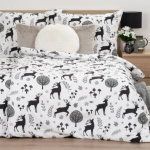 4Home Flanelové obliečky Autumn Forest, 140 x 220 cm, 70 x 90 cm