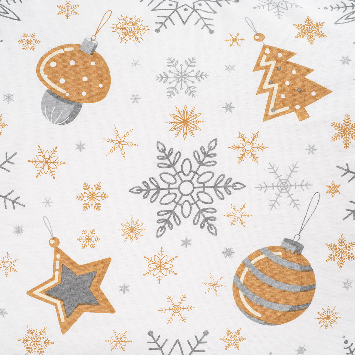4Home Flanelové obliečky Golden Xmas Night, 140 x 220 cm, 70 x 90 cm – Obrázok 5