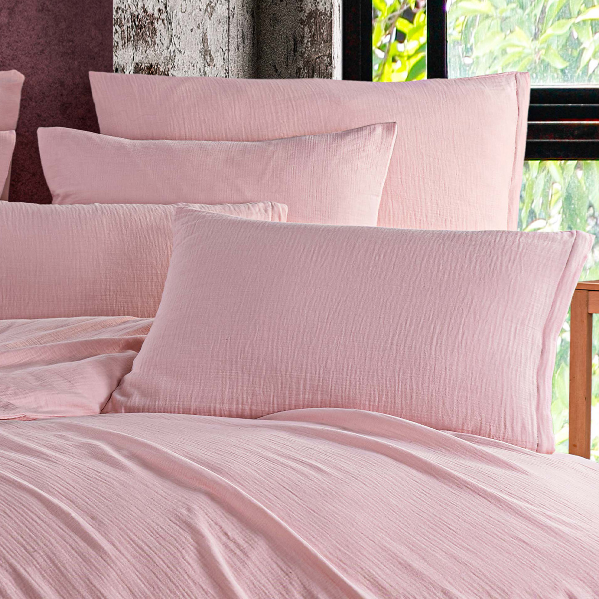 4Home Mušelínové obliečky Rosa, 135 x 200 cm, 80 x 80 cm – Obrázok 2