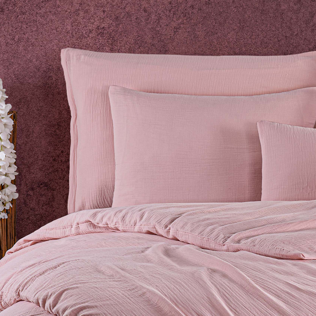 4Home Mušelínové obliečky Rosa, 135 x 200 cm, 80 x 80 cm – Obrázok 3