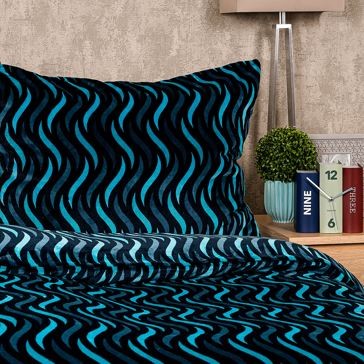 4Home Obliečky Wave mikroflanel, 160 x 200 cm, 70 x 80 cm – Obrázok 2