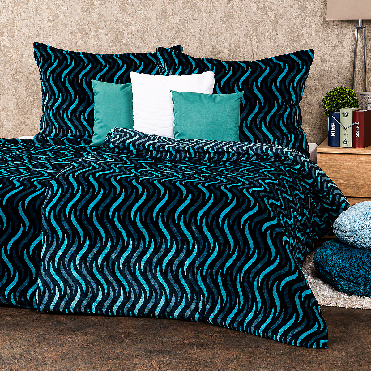4Home Obliečky Wave mikroflanel, 160 x 200 cm, 70 x 80 cm – Obrázok 6