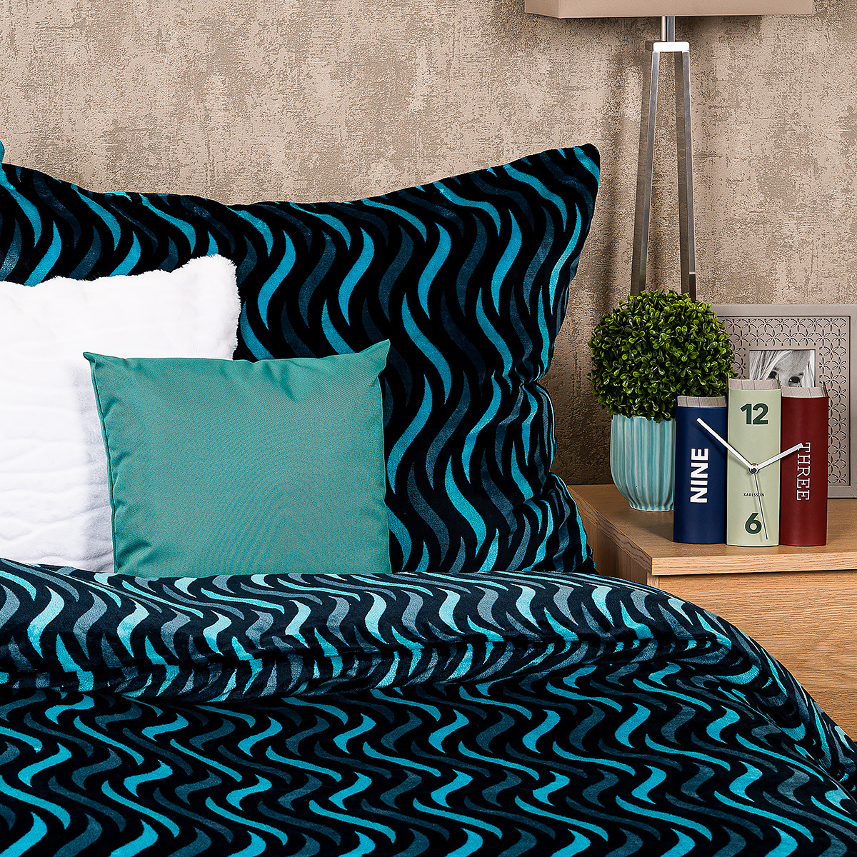 4Home Obliečky Wave mikroflanel, 160 x 200 cm, 70 x 80 cm – Obrázok 7