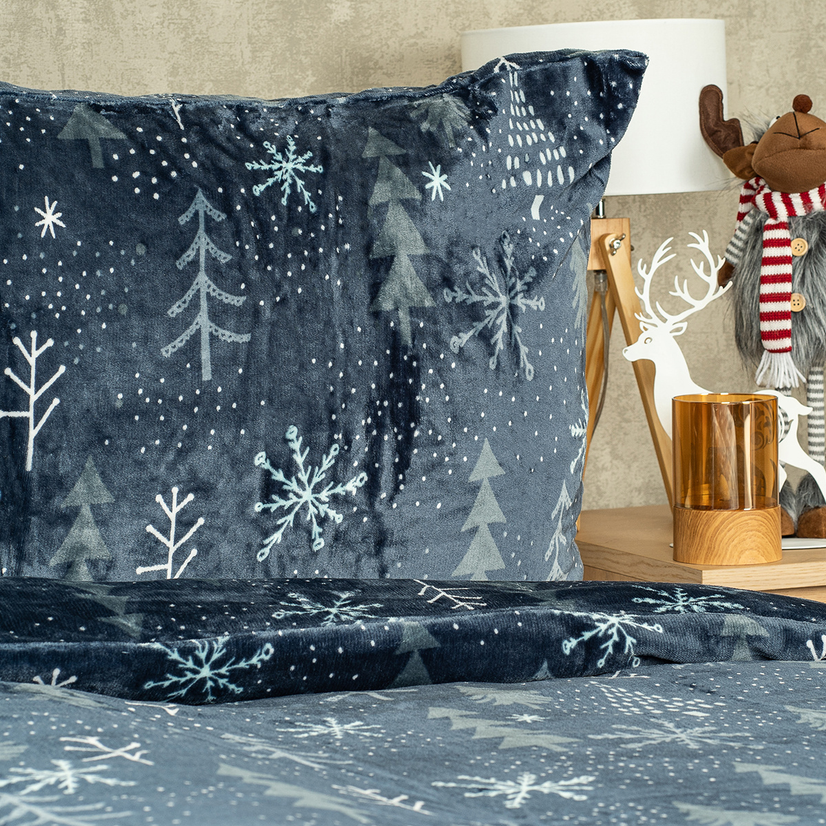 4Home Obliečky mikroflanel Silent night, 140 x 220 cm, 70 x 90 cm – Obrázok 5