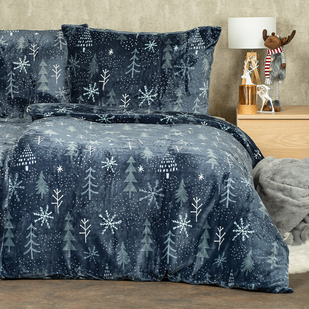 4Home Obliečky mikroflanel Silent night, 160 x 200 cm, 70 x 80 cm – Obrázok 6