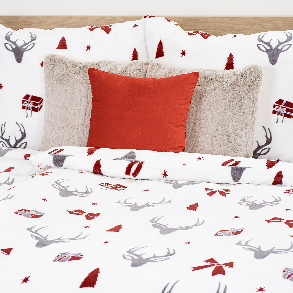4Home Obliečky mikroflanel Stag & Bows, 140 x 200 cm, 70 x 90 cm – Obrázok 8
