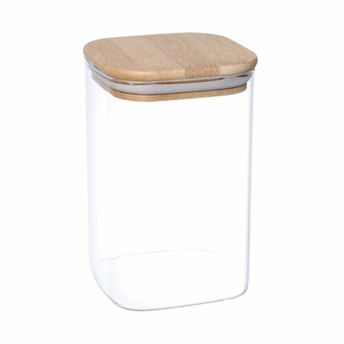4Home Sklenená dóza na potraviny s vekom Bamboo, 950 ml, 950 ml – Obrázok 5