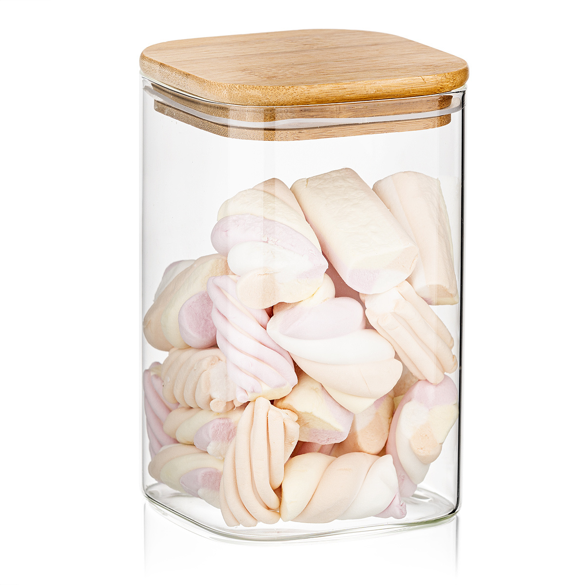 4Home Sklenená dóza na potraviny s vekom Bamboo, 950 ml, 950 ml – Obrázok 4
