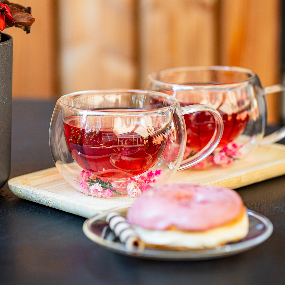 4Home Termo pohár na cappuccino Blossom Hot&Cool, 270 ml, 2 ks – Obrázok 2