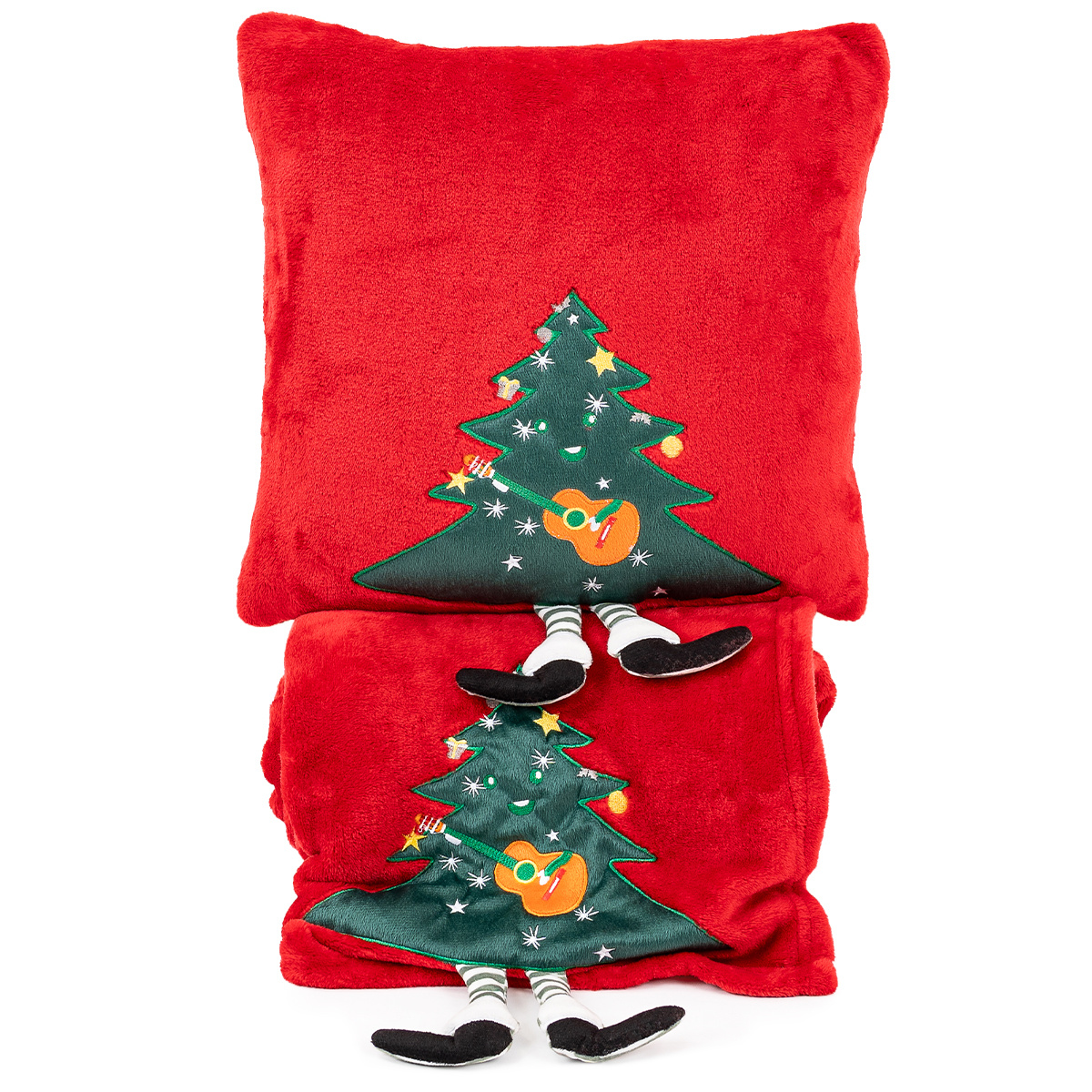 4Home Vianočná obliečka na vankúšik Merry Christmas tree, 40 x 40 cm – Obrázok 4