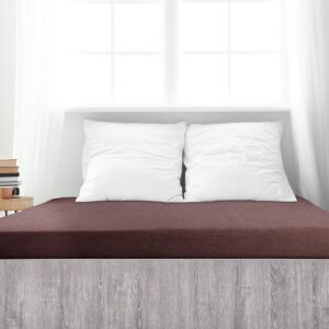 4Home froté prestieradlo Ideál tmavohnedá, 100 x 200 cm