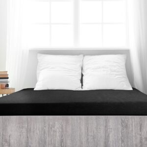 4Home froté prestieradlo Perfect čierna, 90 x 200 cm