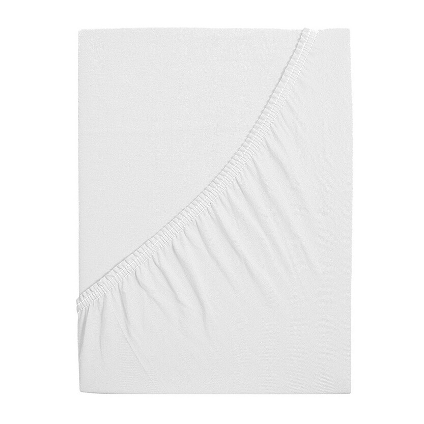 4Home jersey prestieradlo Ideál biela, 70 x 140 cm – Obrázok 2