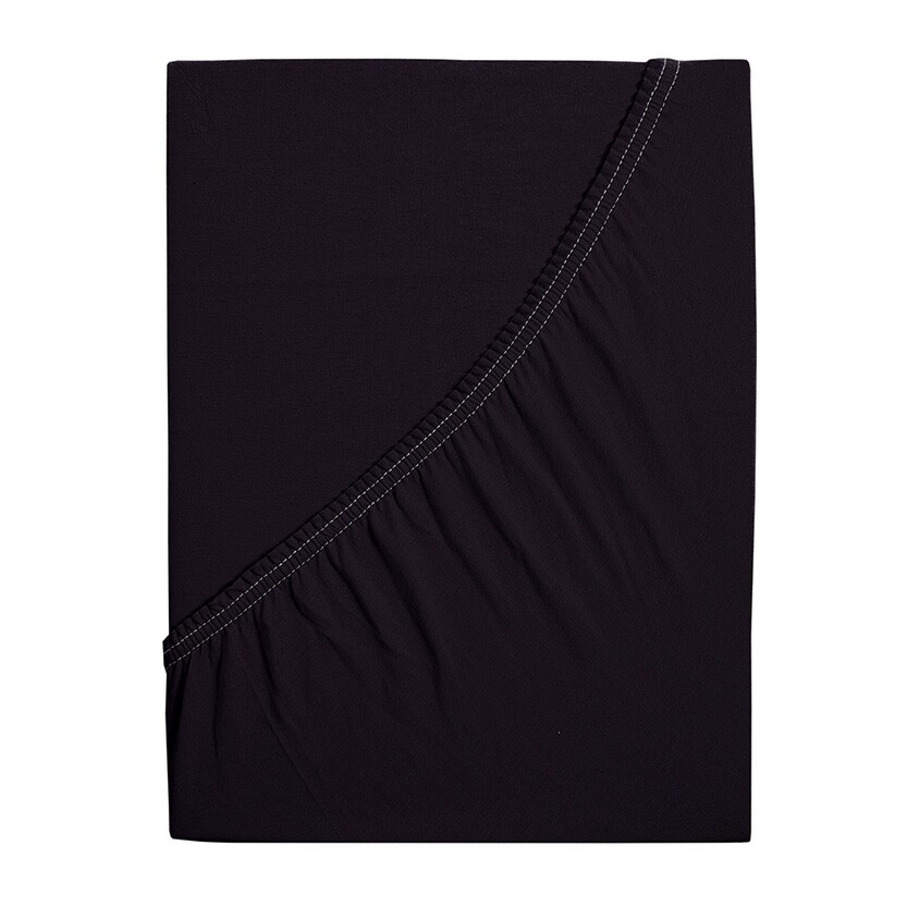 4Home jersey prestieradlo Ideál čierna, 70 x 140 cm – Obrázok 2
