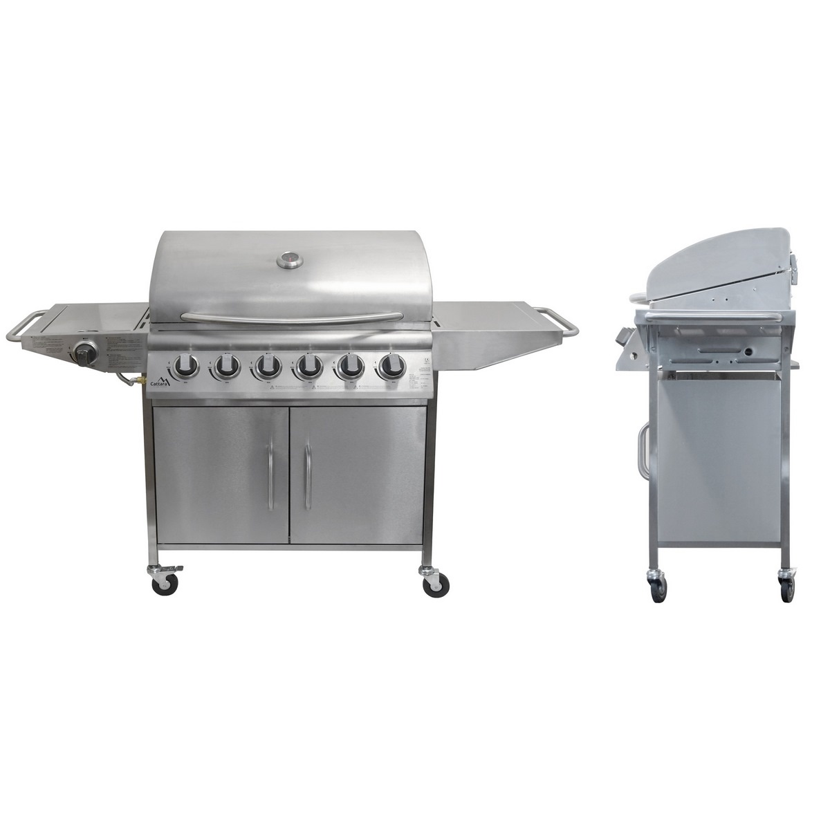 Cattara 99BB006 Plynový pojazdný gril Manhattan, 161 x 161 x 51 cm – Obrázok 3