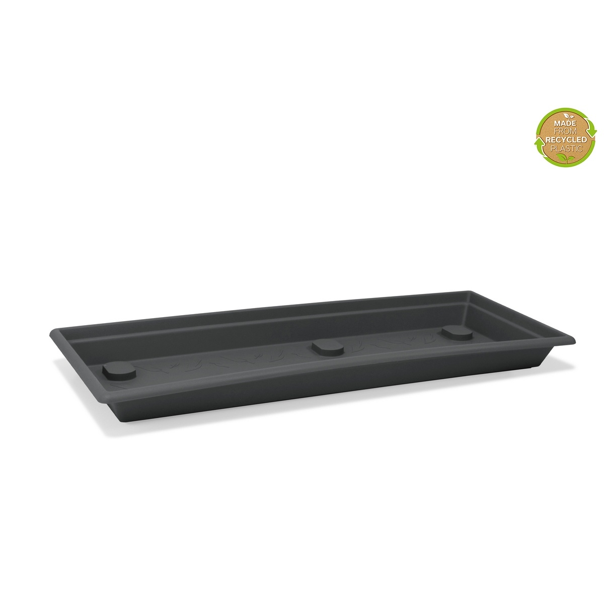 Gardenico Miska pod truhlík Magnus antracit, 100 cm, 100 cm