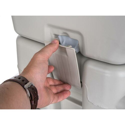 Happy Green Prenosná toaleta 20 l, sivá – Obrázok 16