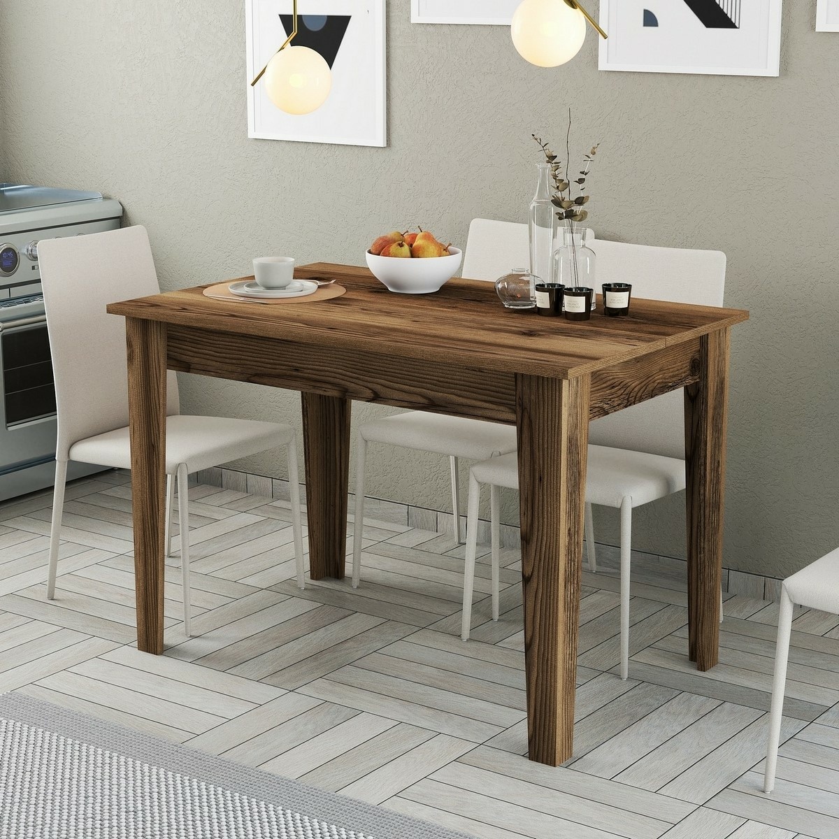 Jedálenský stôl Kiev Walnut – Obrázok 4