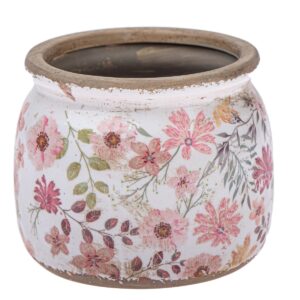 Keramický obal na kvetináč Vintage florist, 15,5 x 13 cm