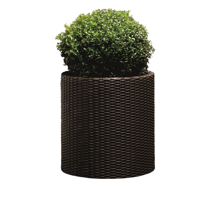 Keter kvetináč Cylinder L 39 l, hnedá – Obrázok 2