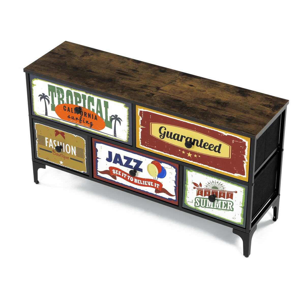 Komoda Vintage, 103 x 30 x 56 cm – Obrázok 4