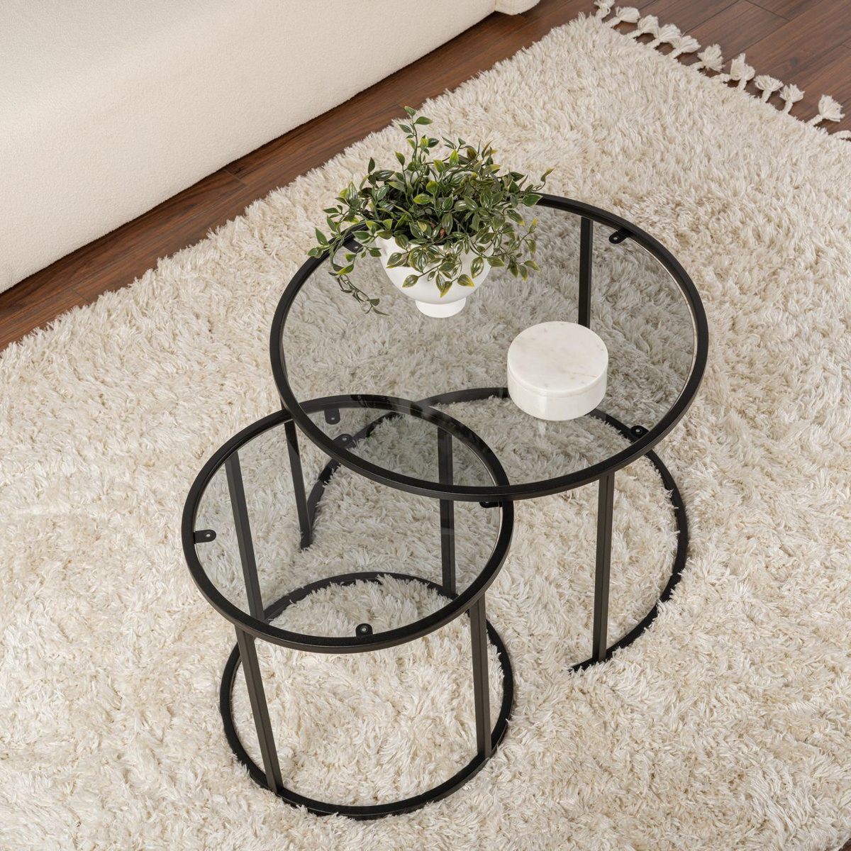 Konferenčný stolík Black and Grey – Obrázok 4