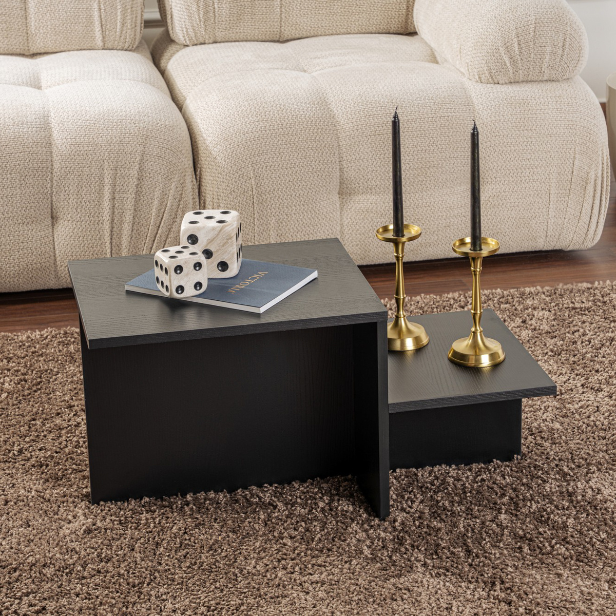 Konferenčný stolík Harmony Wood Black – Obrázok 3