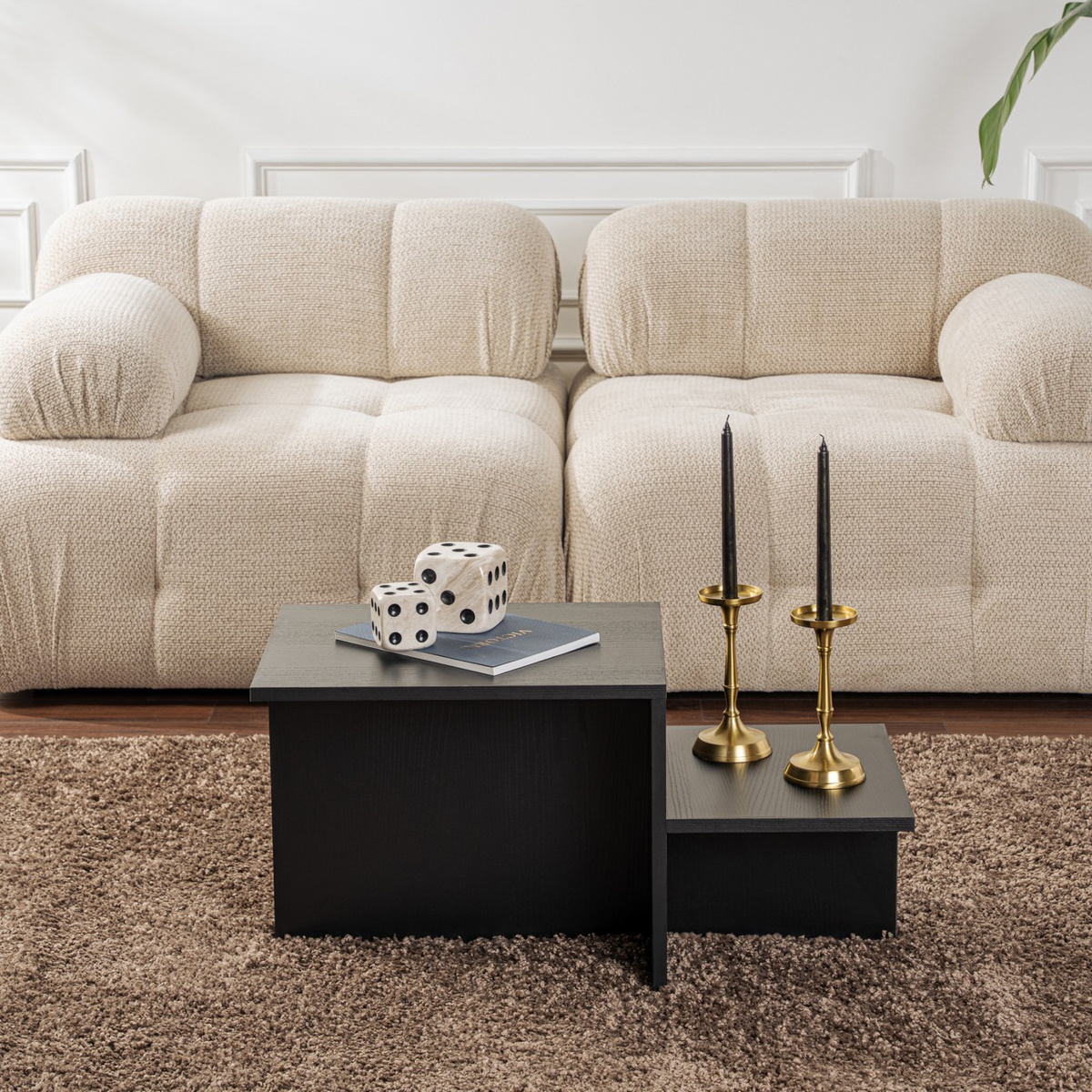 Konferenčný stolík Harmony Wood Black – Obrázok 5