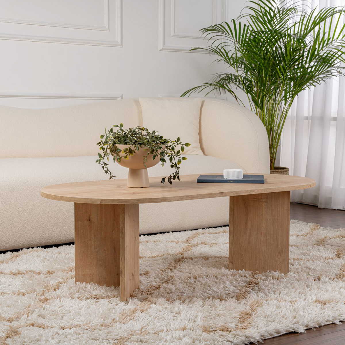 Konferenčný stolík Sable Sapphire Oak – Obrázok 6
