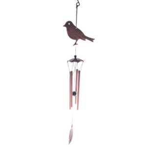 Kovová zvonkohra Bird, 45 x 9 cm