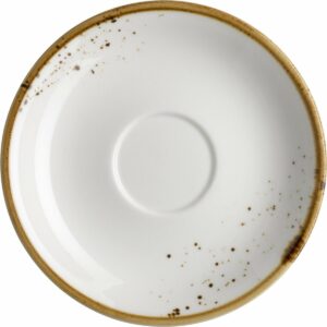 Mäser Podšálka na espresso Pintar White hnedé bodky 13 cm, S