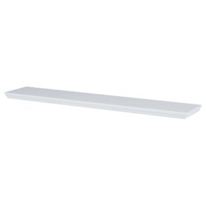 Nástenná polička P-026, matná biela, 120 cm