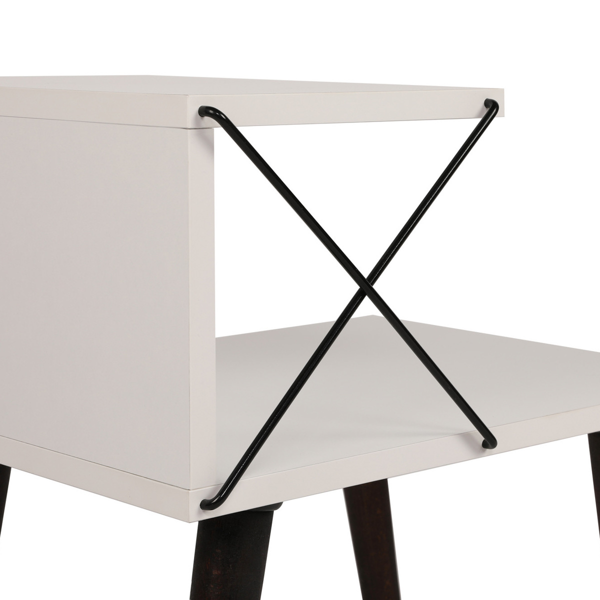 Nočný stolík Cross White – Obrázok 3