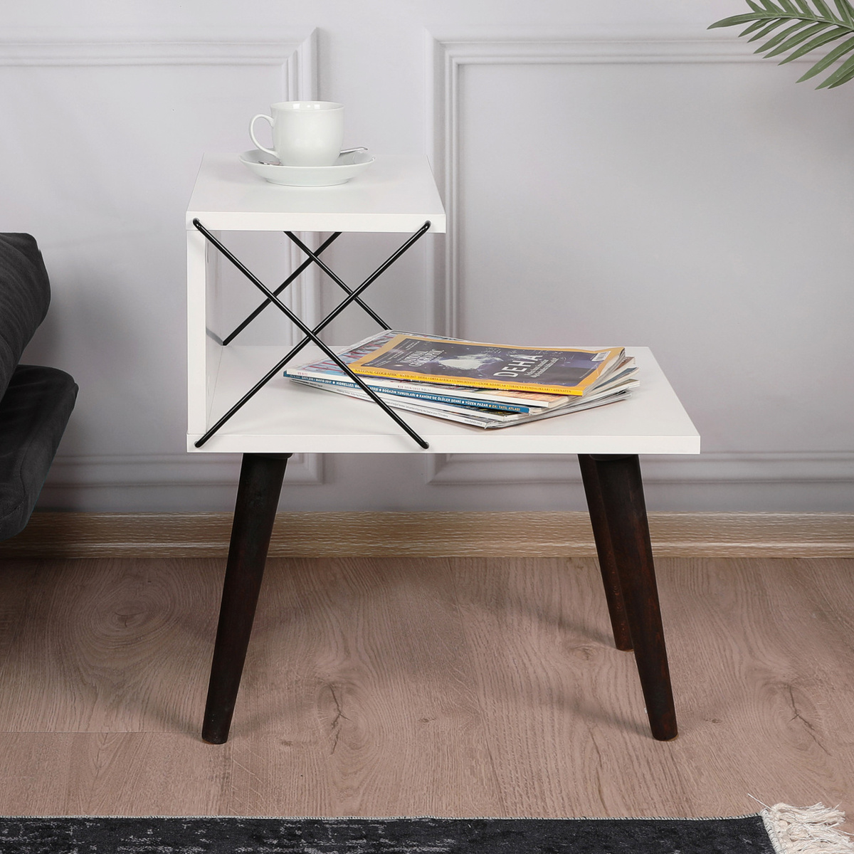 Nočný stolík Cross White – Obrázok 7