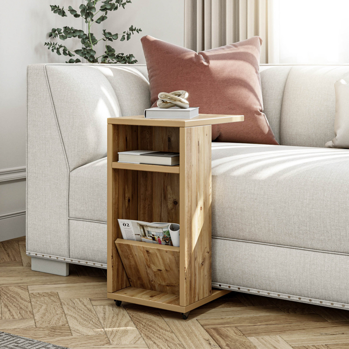 Odkladací stolík Filinta Pine – Obrázok 3