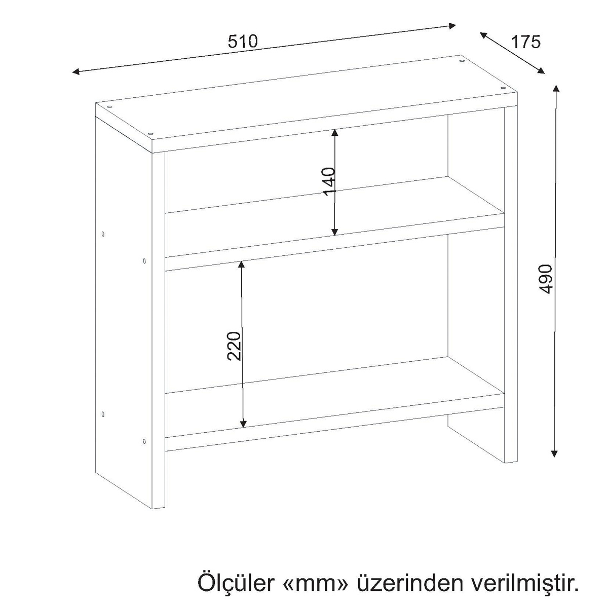 Odkladací stolík Silvanus White – Obrázok 2