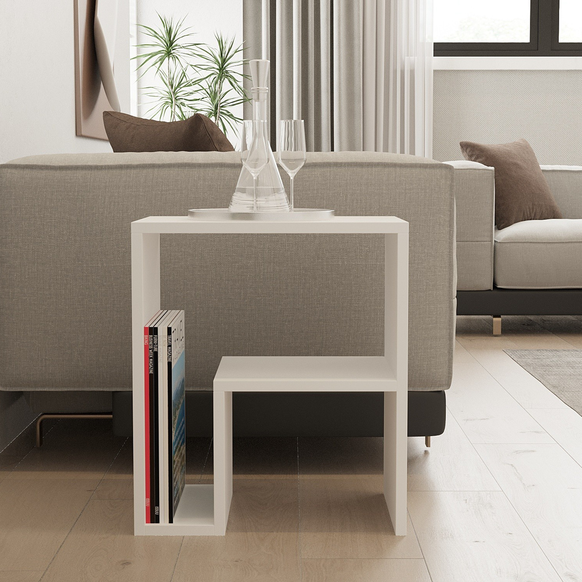 Odkladací stolík Yepa White – Obrázok 4