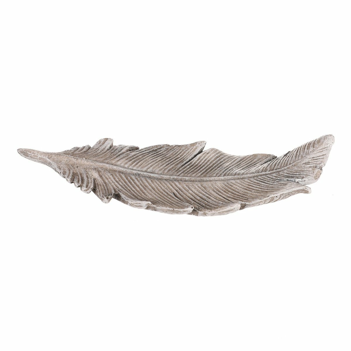 Pietna dekorácia Pierko z anjelských krídiel, polyresin, 16 x 6 x 2 cm – Obrázok 3