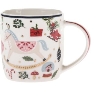 Porcelánový hrnček Hravé Vianoce 350 ml