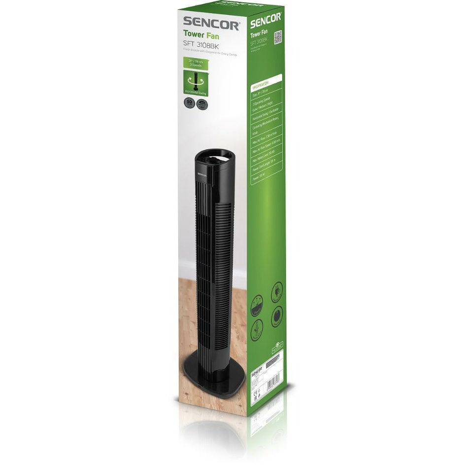 Sencor SFT 3108BK stĺpový ventilátor – Obrázok 8