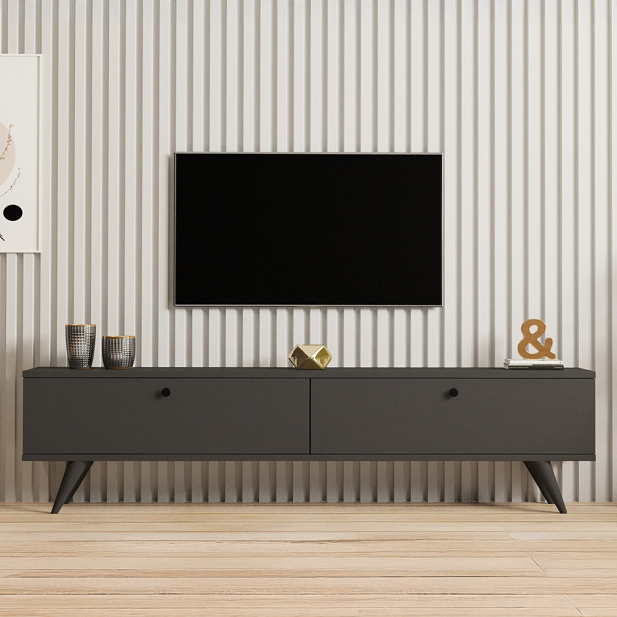Televízny stolík Paris Anthracite – Obrázok 2