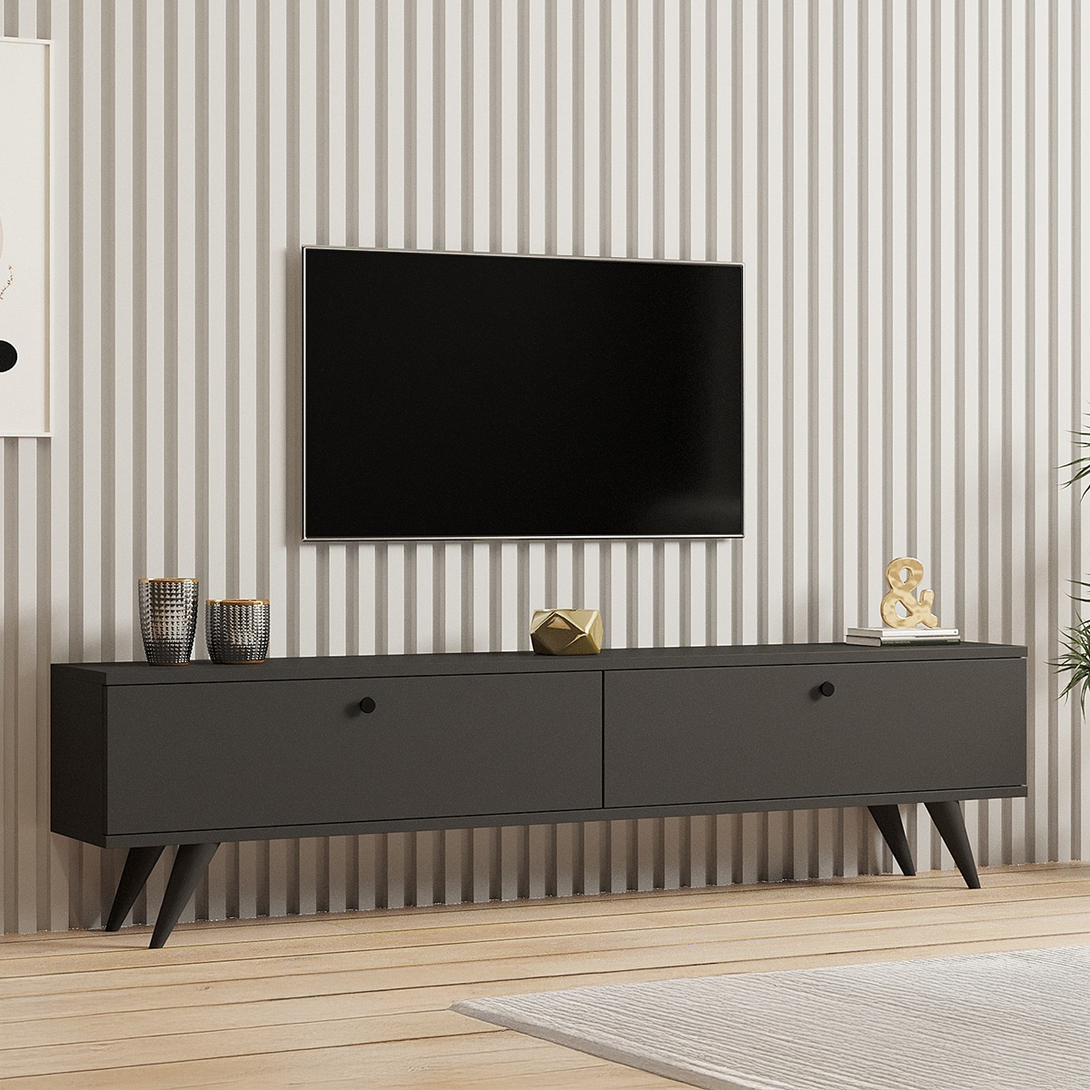 Televízny stolík Paris Anthracite – Obrázok 3