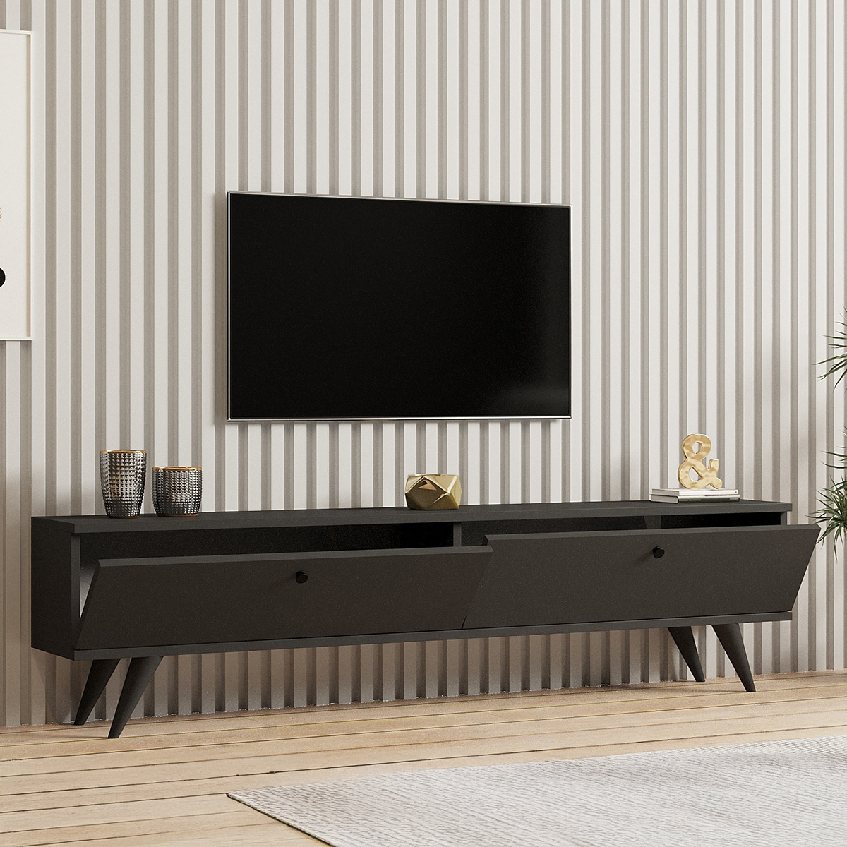 Televízny stolík Paris Anthracite – Obrázok 4