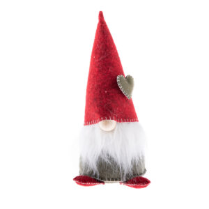 Textilný vianočný trpaslík, 23 cm